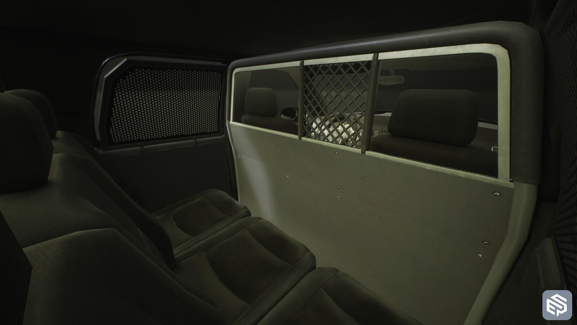 Police Vehicle Modular Low-poly 3D model_18