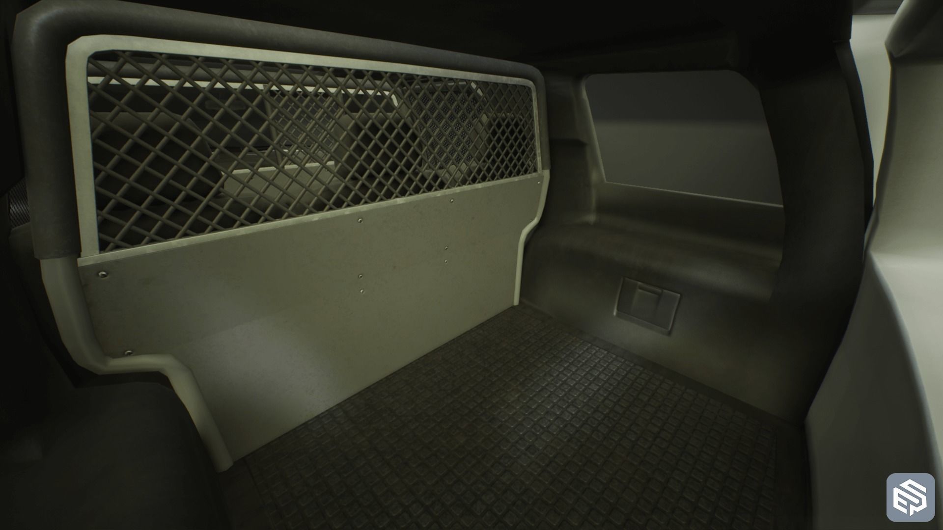 Police Vehicle Modular Low-poly 3D model_20