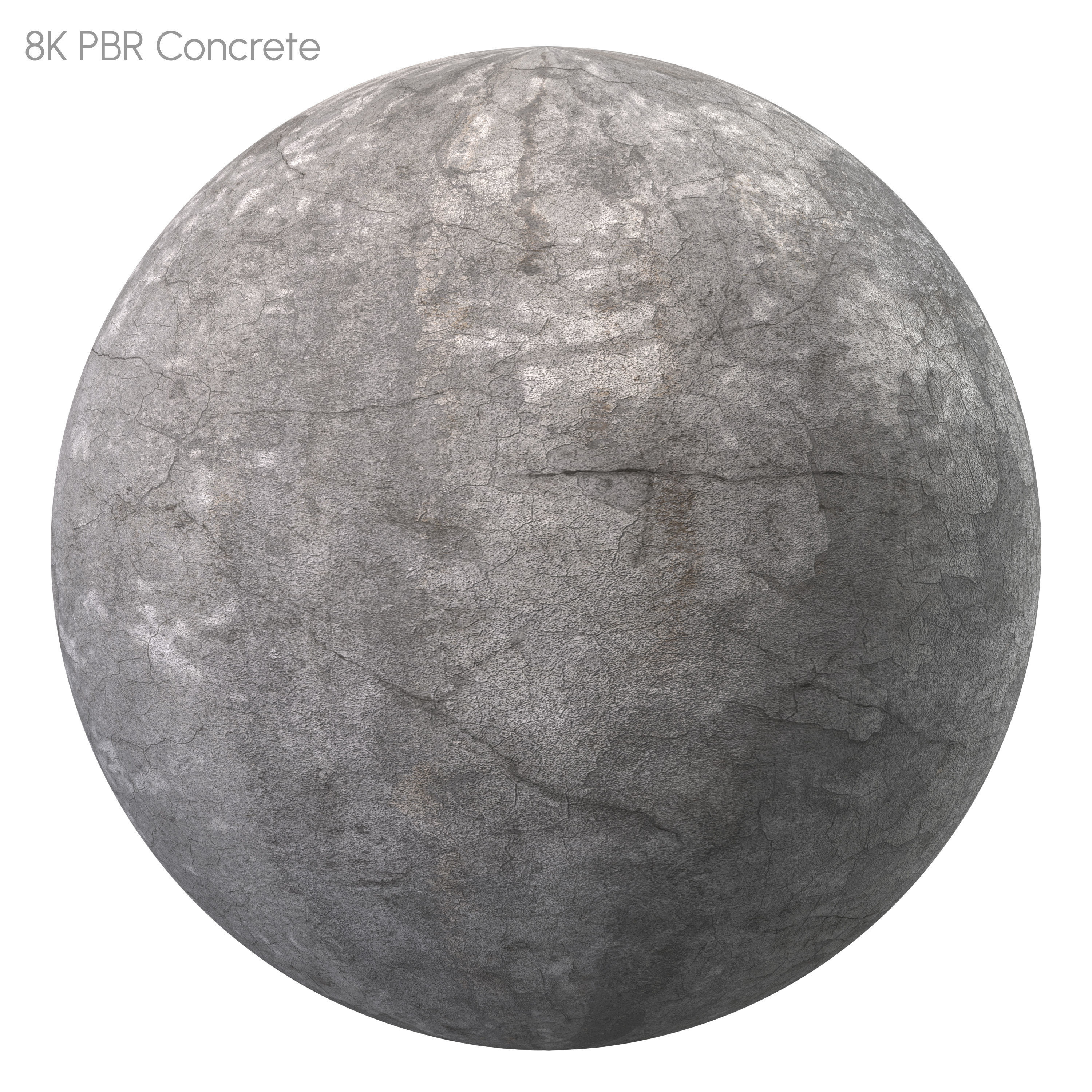 Dirty Concrete Material 8K-Seamless-Tileable-DrCG No 117 3D model_1