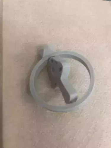 Print In Place Mushroom Pendant Keychain