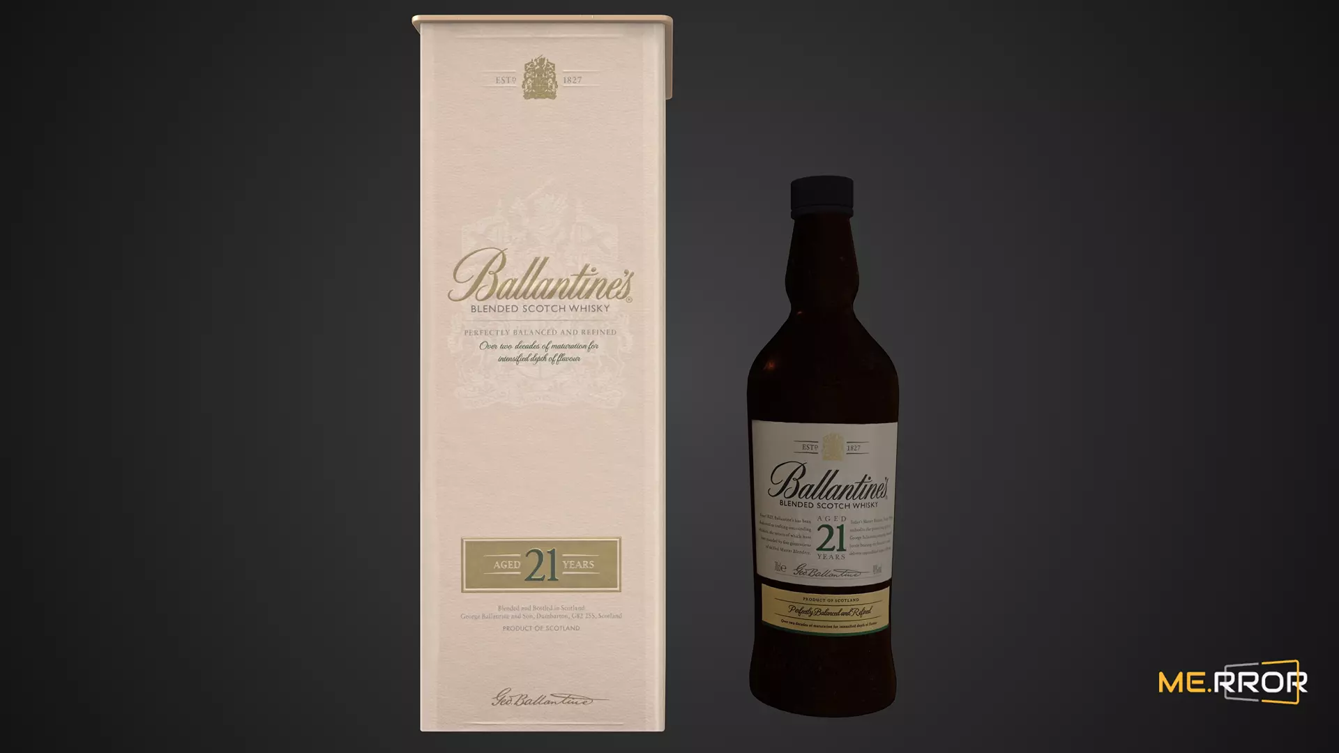 Game Ready Ballentines 21Y Low-poly 3D model_0