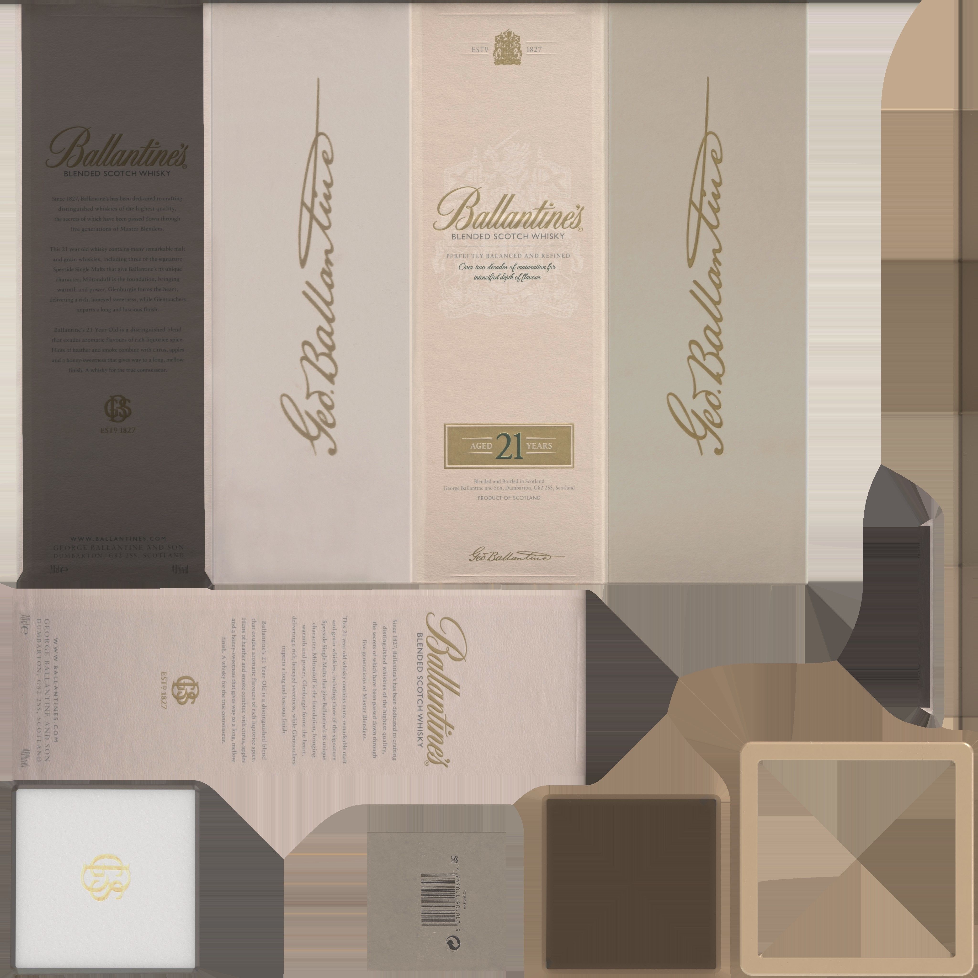 Game Ready Ballentines 21Y Low-poly 3D model_19