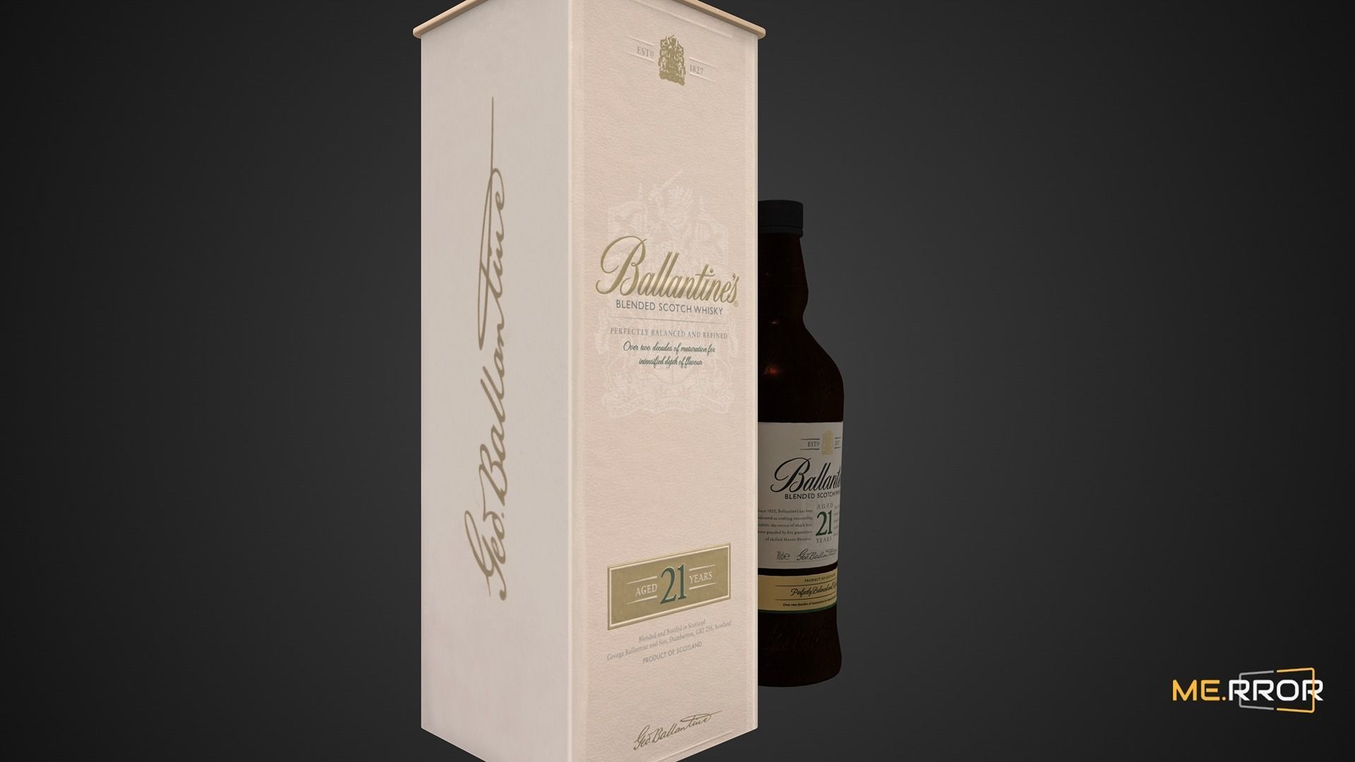 Game Ready Ballentines 21Y Low-poly 3D model_5