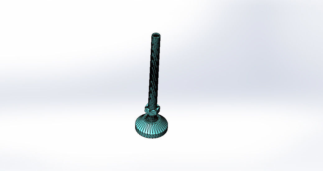 foot mounting 3D print model_1