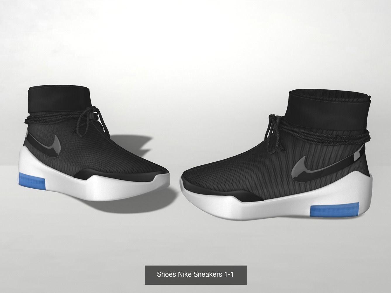 Sneakers and Boots Male 3D Model Collection - 8 Models _3