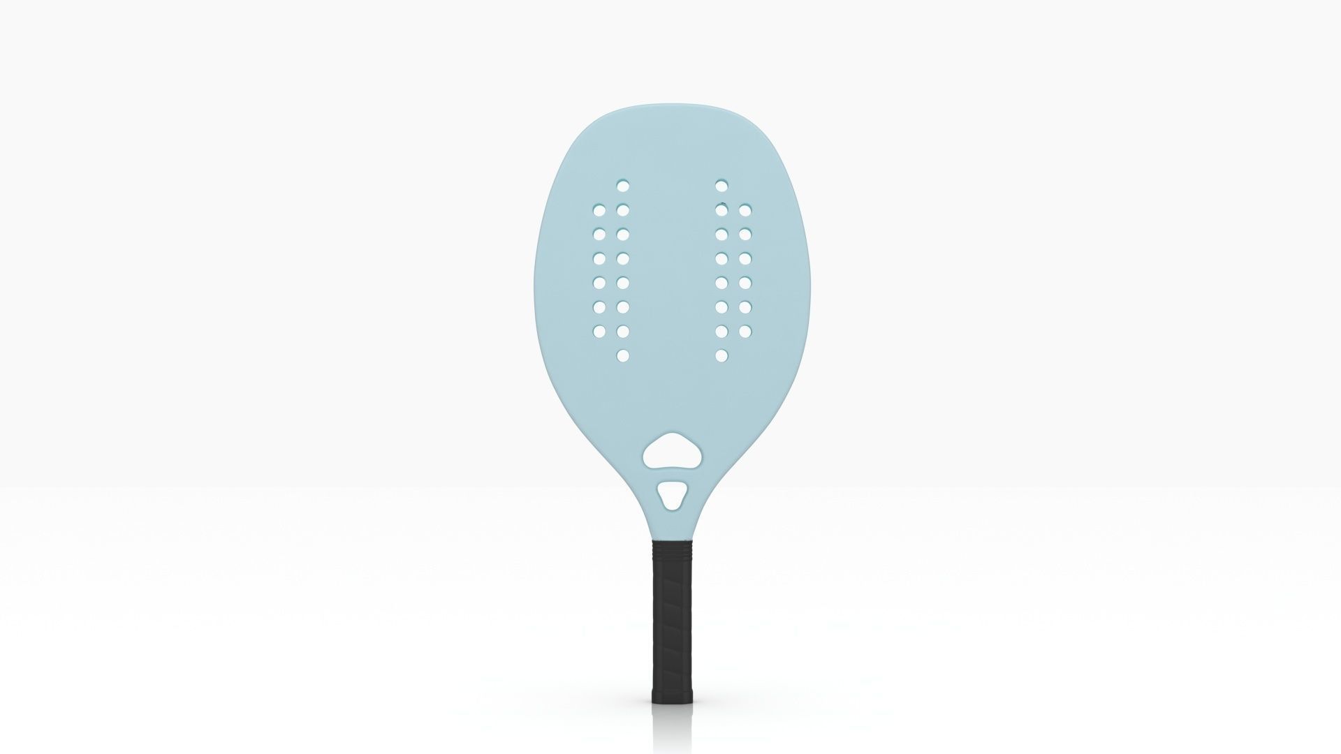 Racket beach tennis 3D model_4