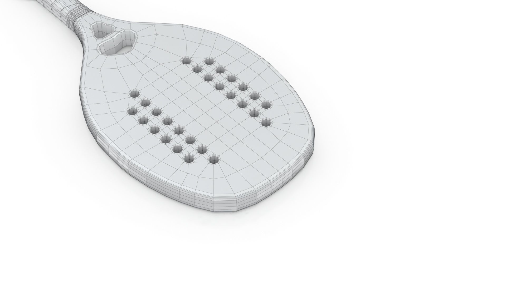 Racket beach tennis 3D model_17