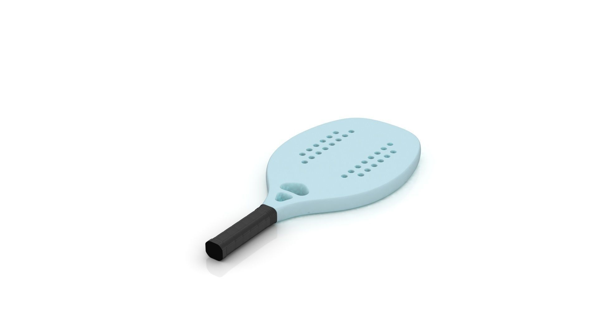 Racket beach tennis 3D model_8