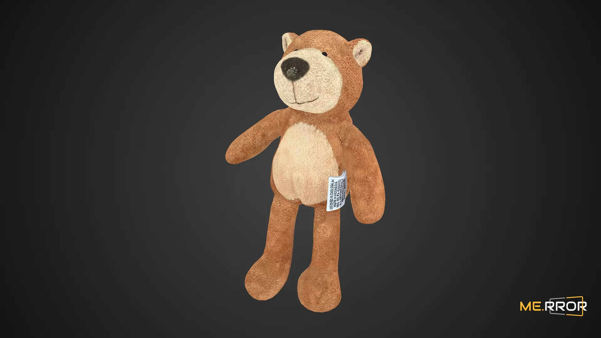 Game Ready Teddy Bear Low-poly 3D model_0
