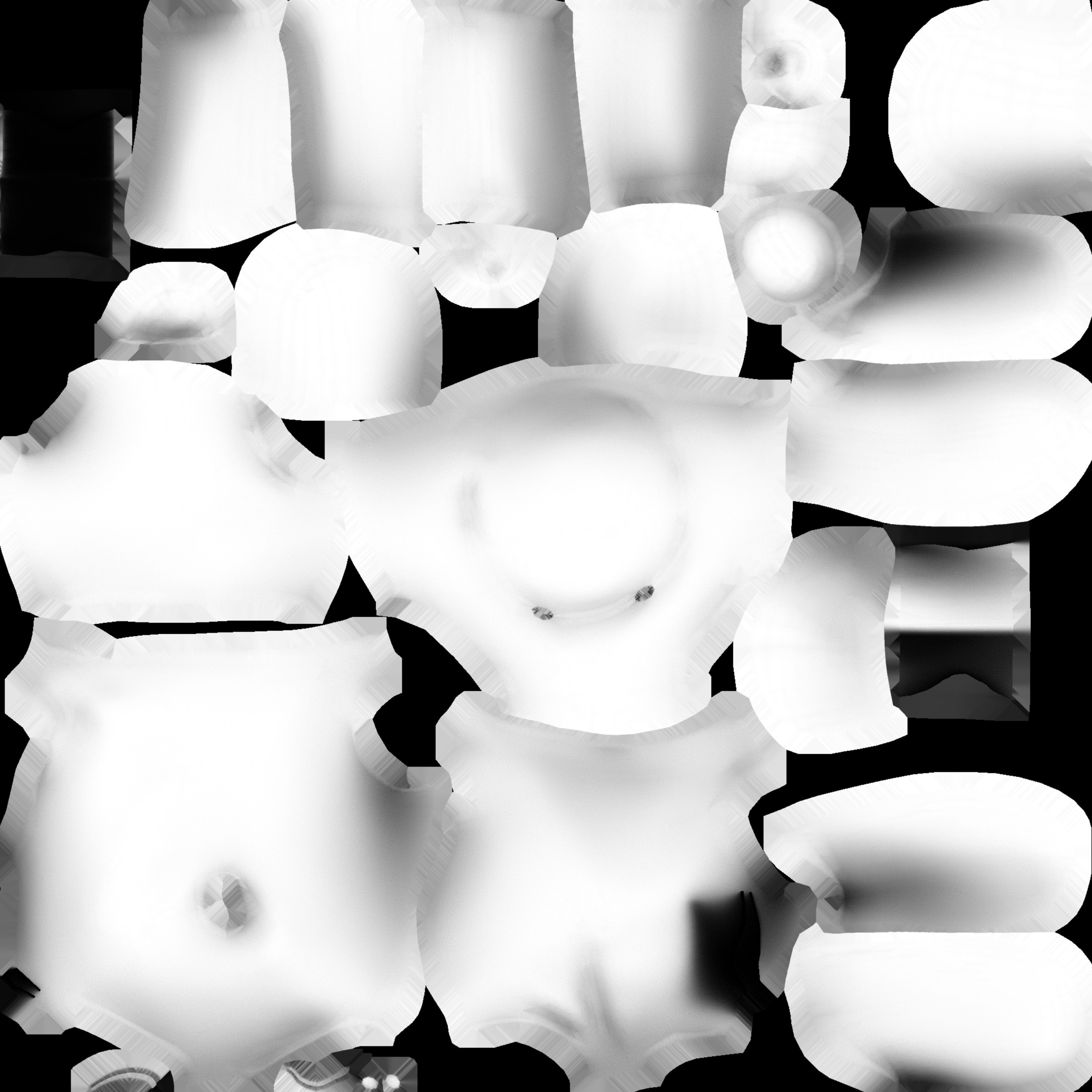 Game Ready Teddy Bear Low-poly 3D model_12