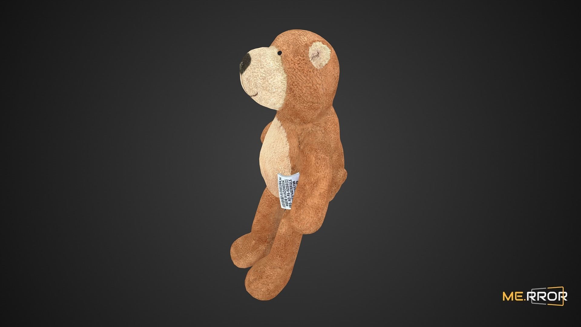Game Ready Teddy Bear Low-poly 3D model_2