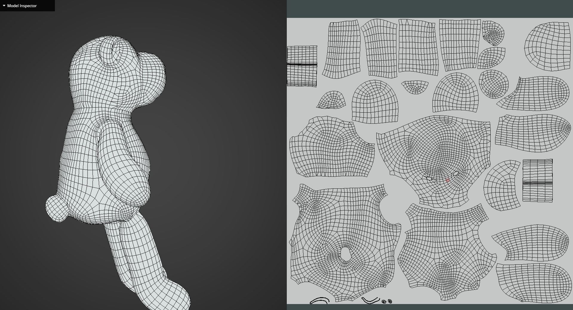 Game Ready Teddy Bear Low-poly 3D model_14