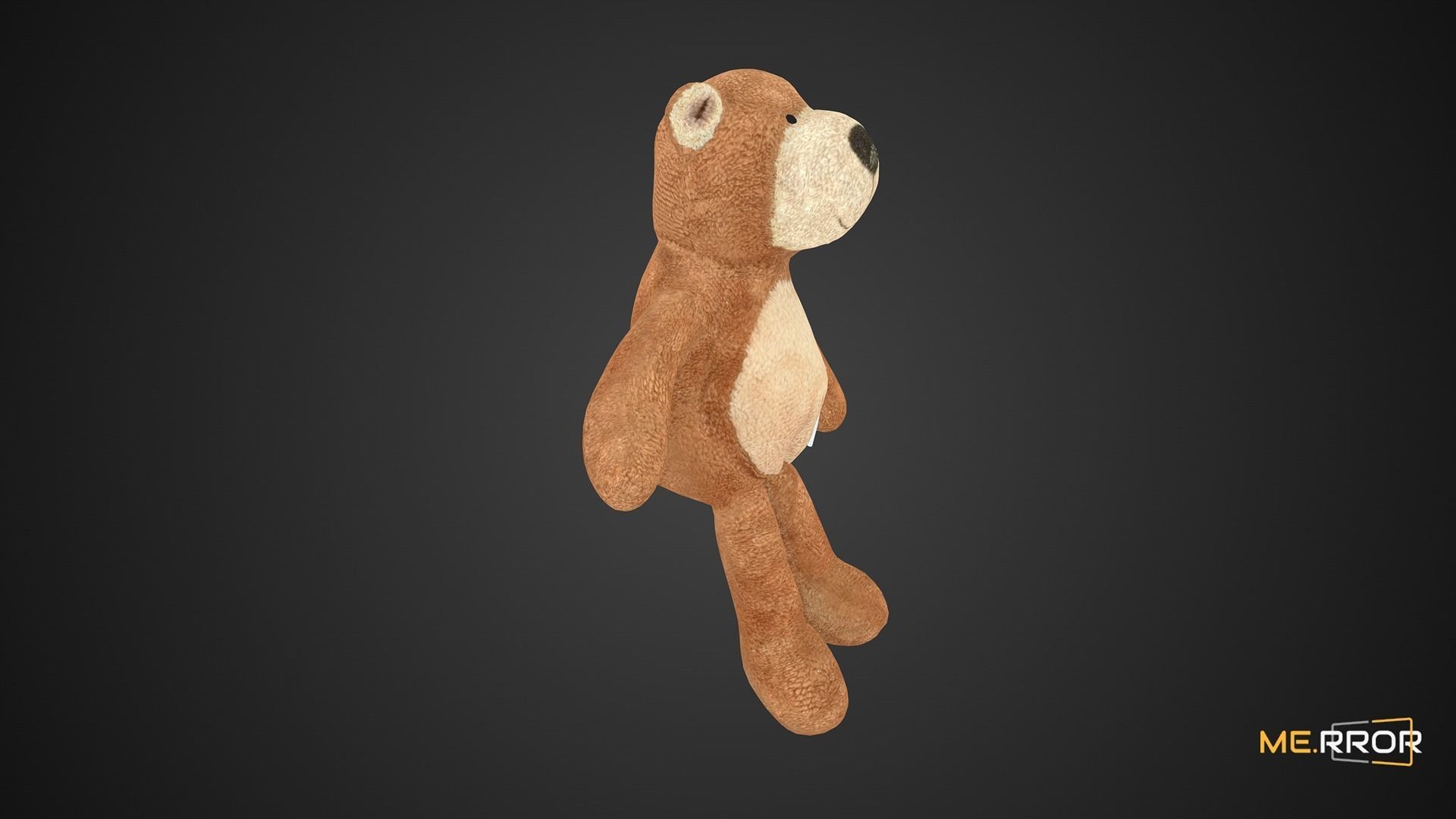 Game Ready Teddy Bear Low-poly 3D model_6