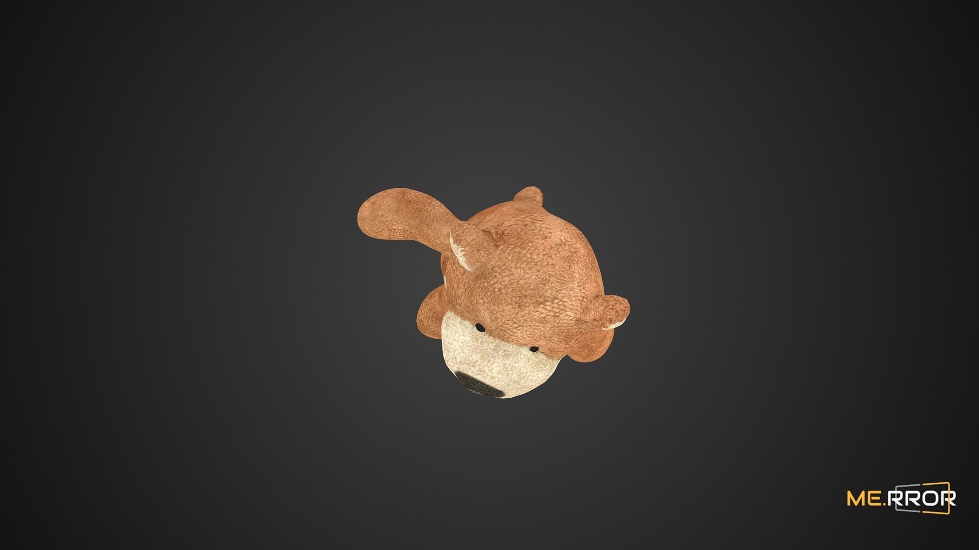 Game Ready Teddy Bear Low-poly 3D model_8