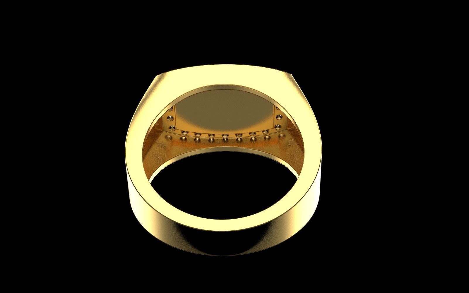 Men signet ring model 482 3D print model_44
