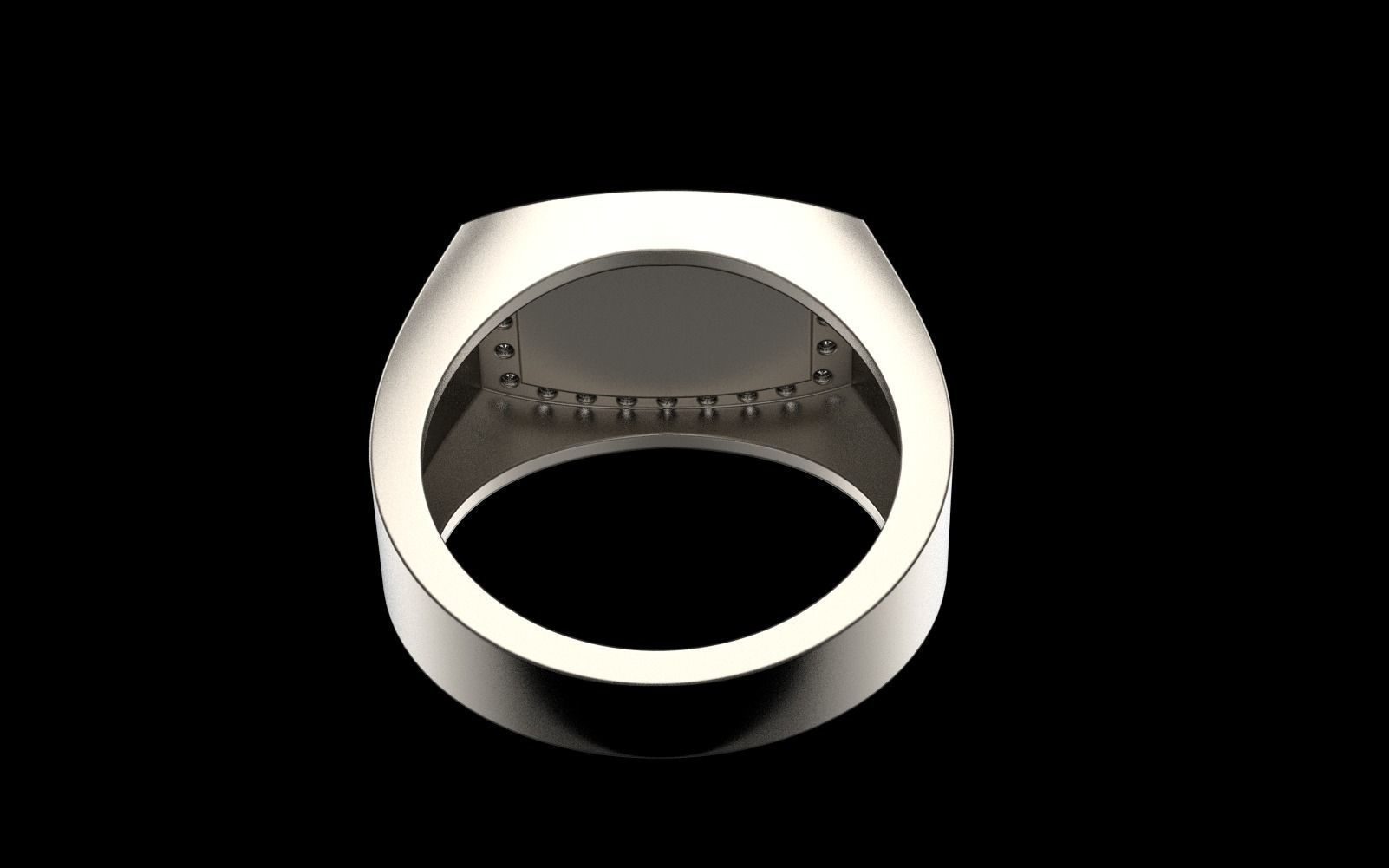 Men signet ring model 482 3D print model_42