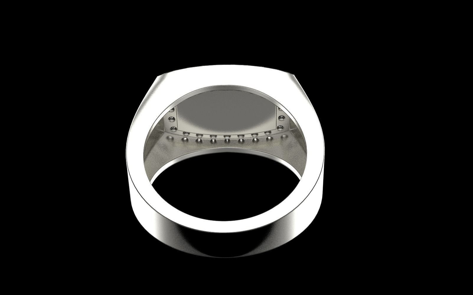 Men signet ring model 482 3D print model_40