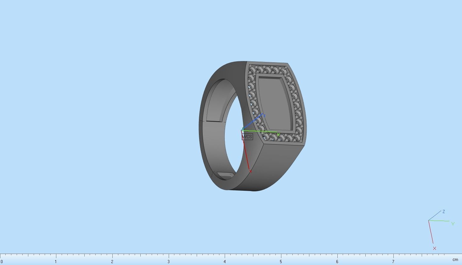 Men signet ring model 482 3D print model_20