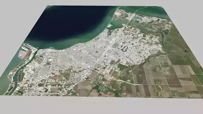 Cityscape Corpus Christi USA 