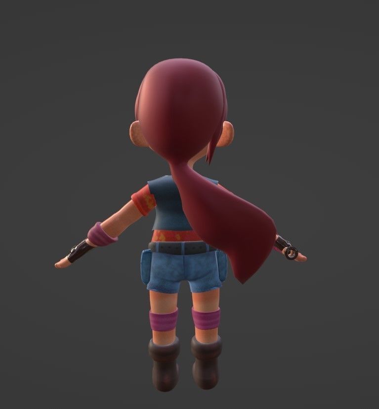 Lizza Player 3D model_8