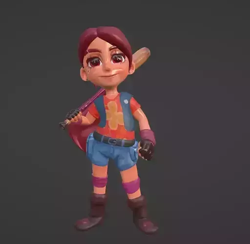 Lizza Player 3D model