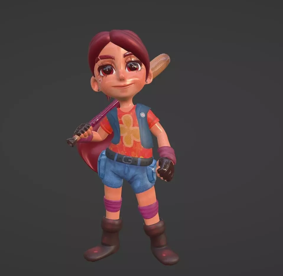 Lizza Player 3D model_0
