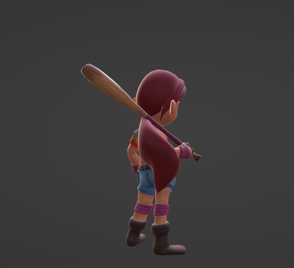 Lizza Player 3D model_3