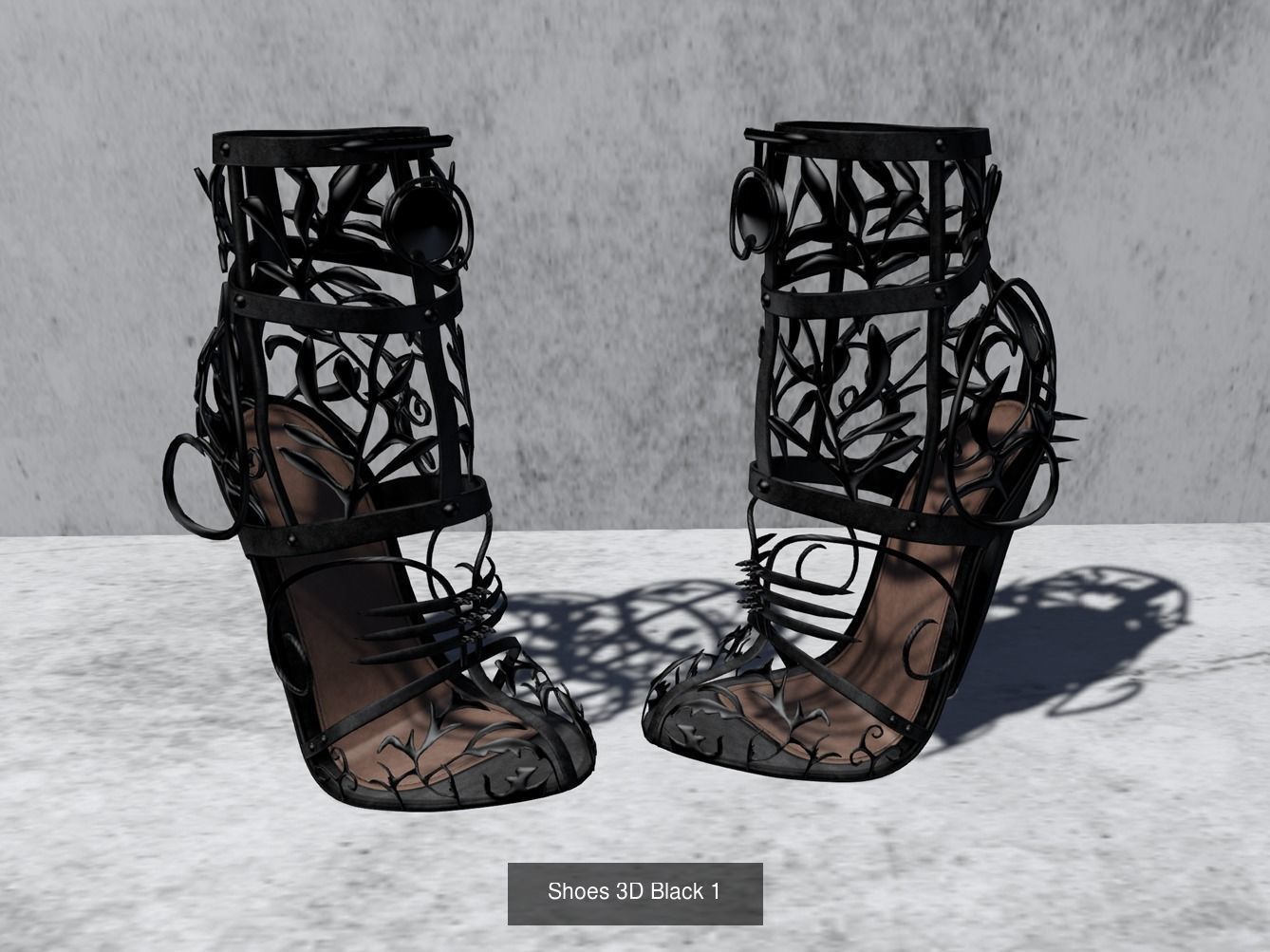Boots 3D Model Collection - 10 Models _5