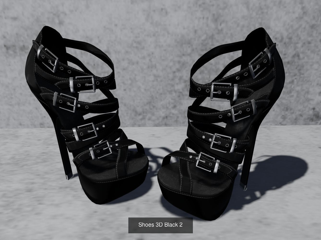 Boots 3D Model Collection - 10 Models _6