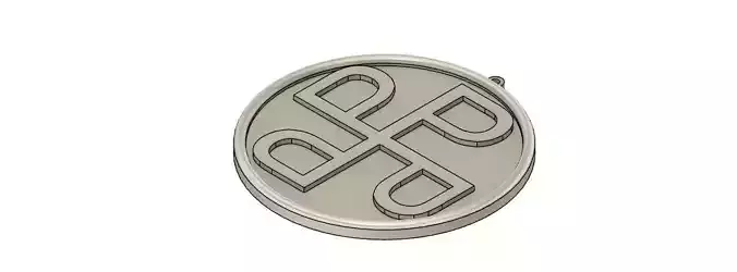 The Phantoms Good Mark Necklace 3D print model