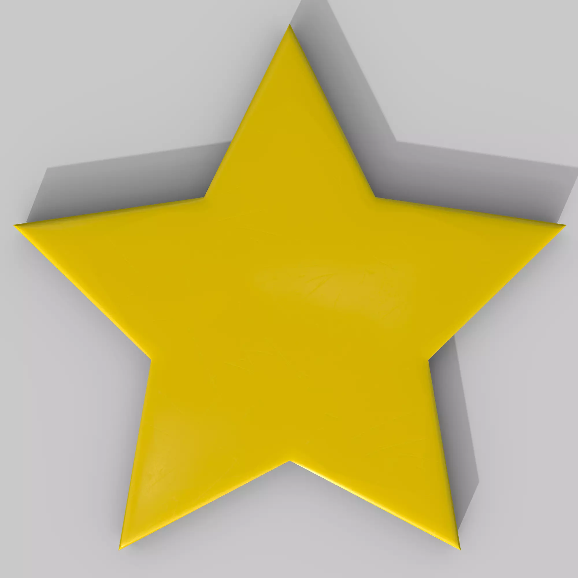 Simple star Free low-poly 3D model_0