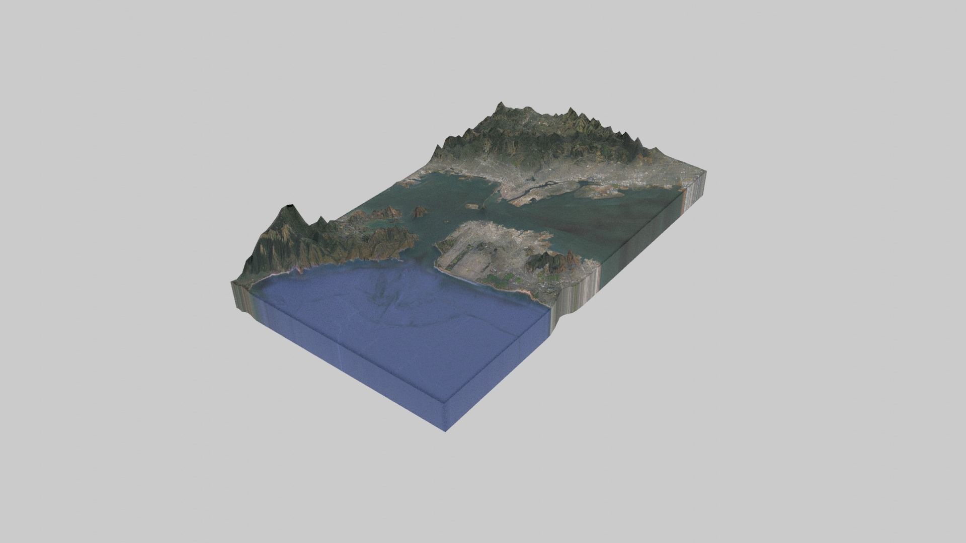 San Francisco City Low-poly 3D model_6