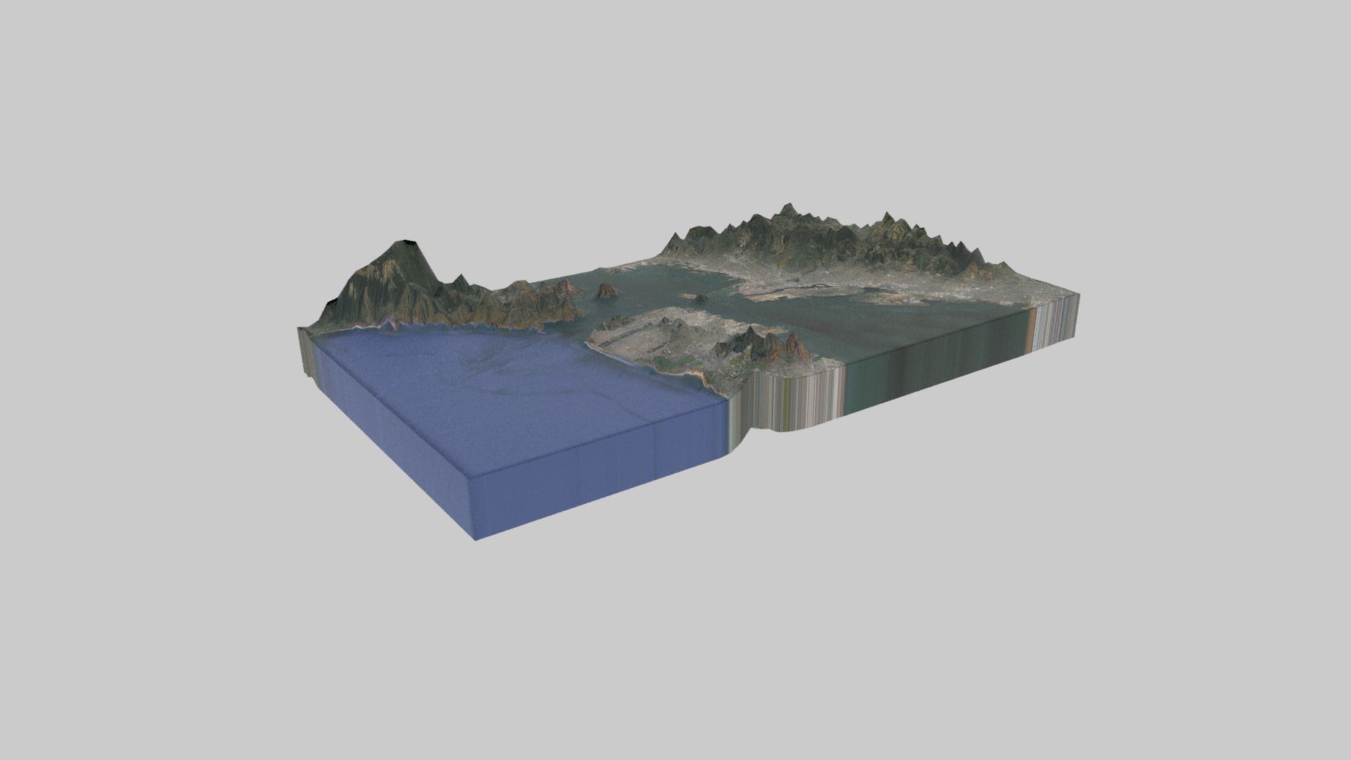 San Francisco City Low-poly 3D model_2