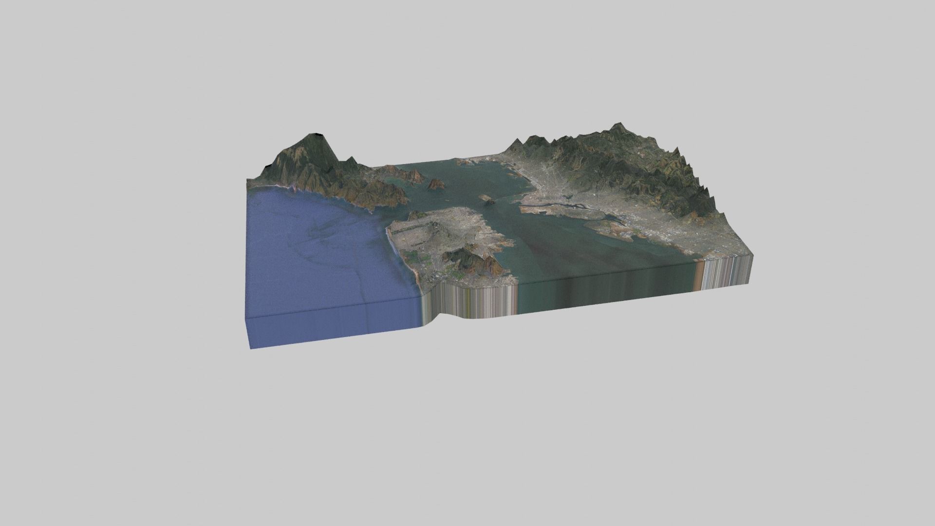 San Francisco City Low-poly 3D model_7