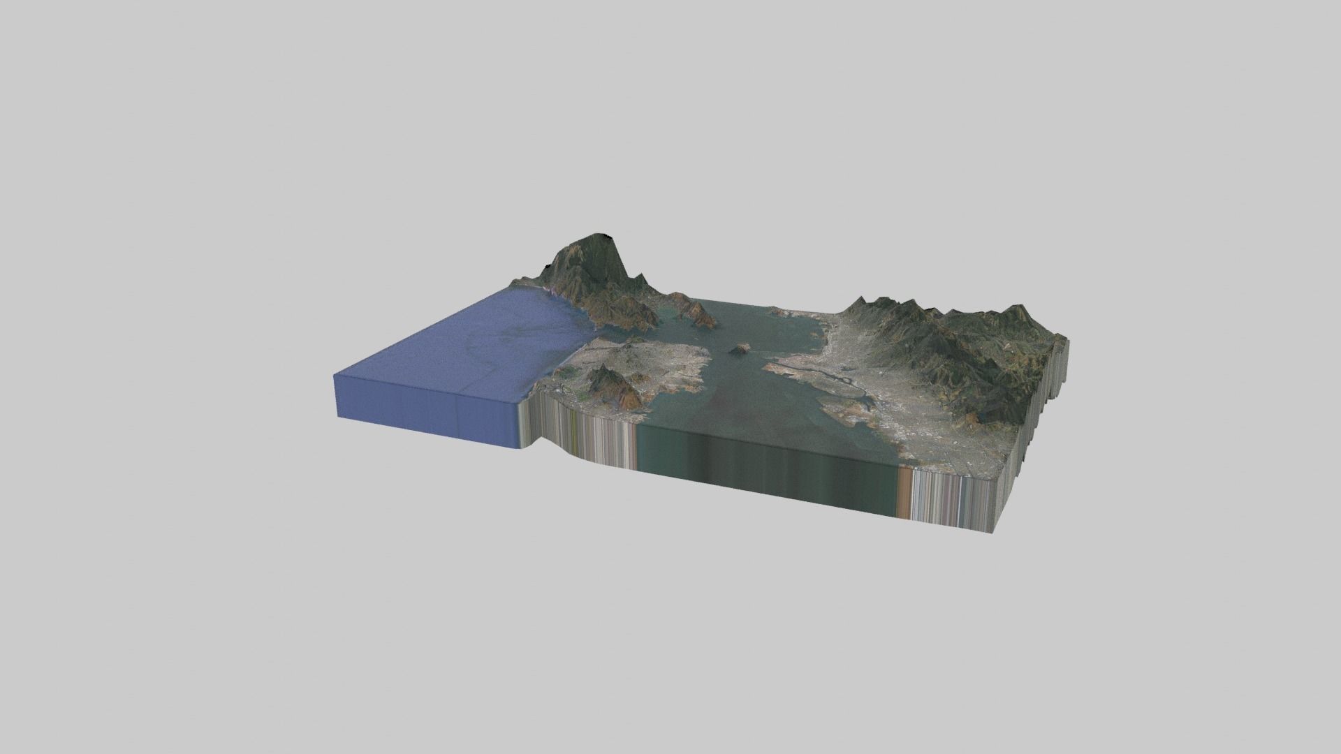 San Francisco City Low-poly 3D model_3