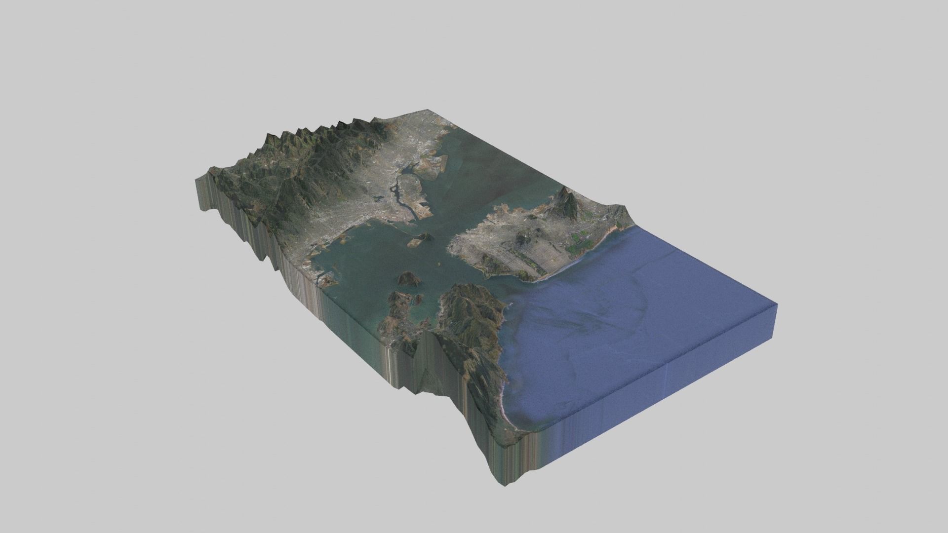 San Francisco City Low-poly 3D model_5