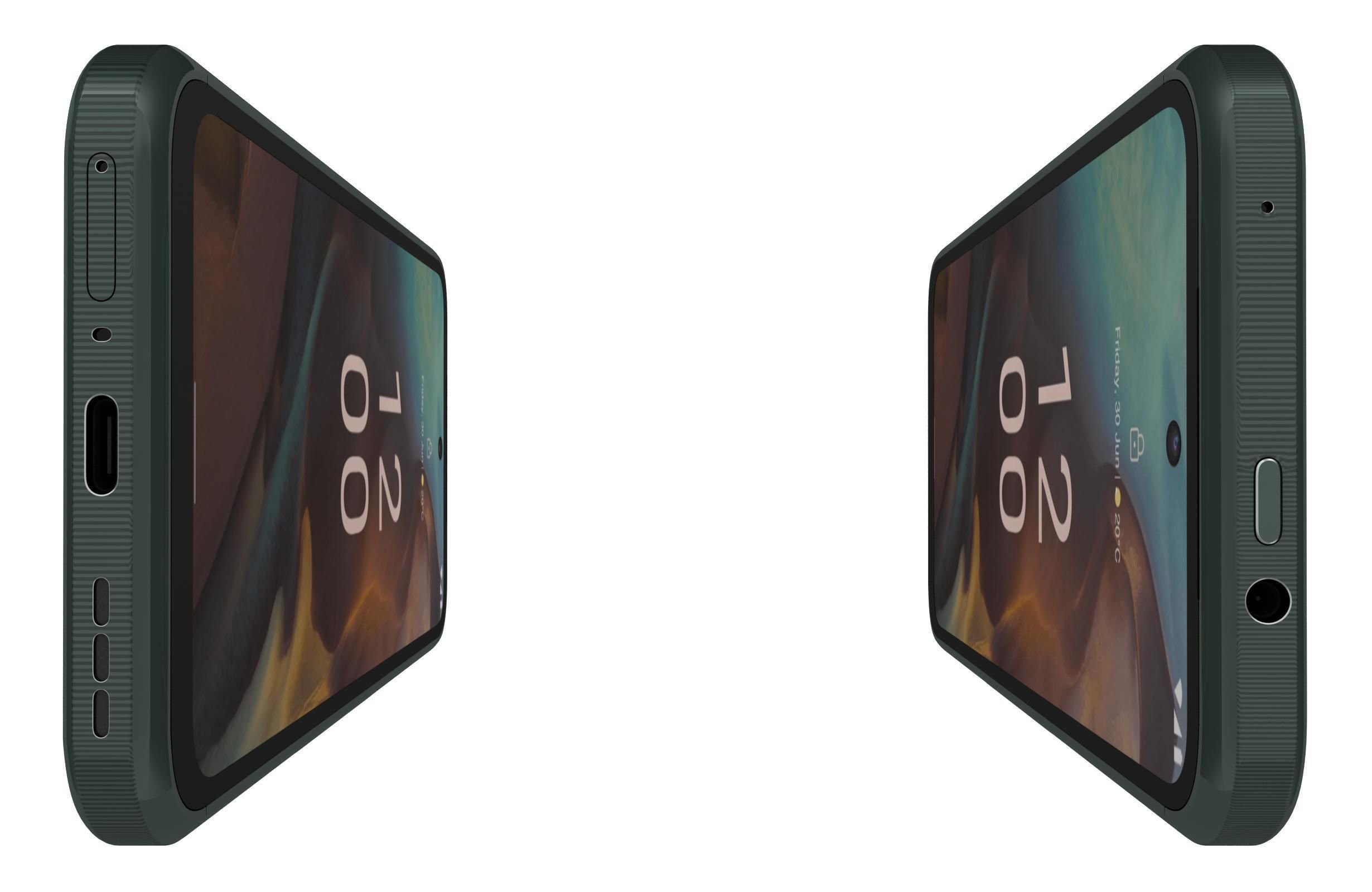 Nokia C32 and Nokia XR30 Low-poly 3D model_86