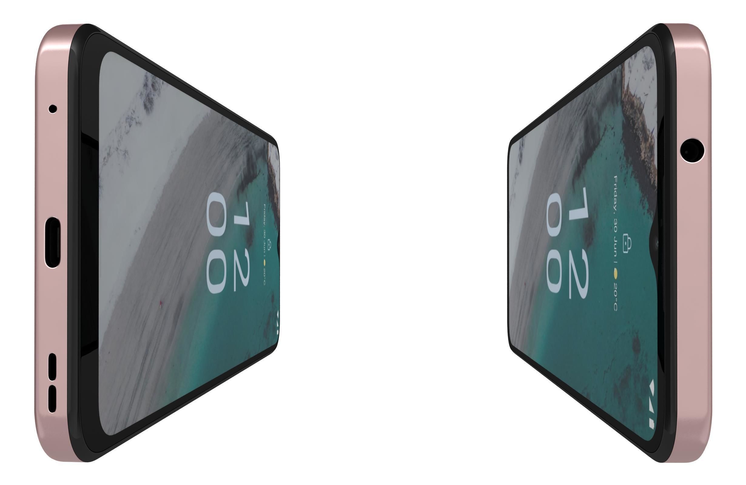 Nokia C32 and Nokia XR30 Low-poly 3D model_24