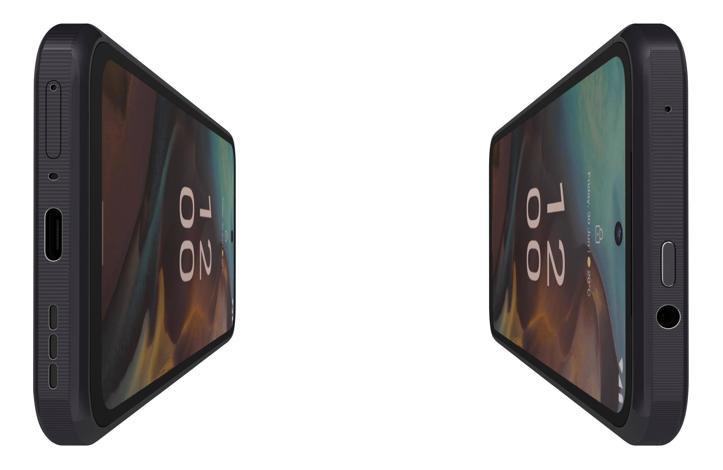 Nokia C32 and Nokia XR30 Low-poly 3D model_61