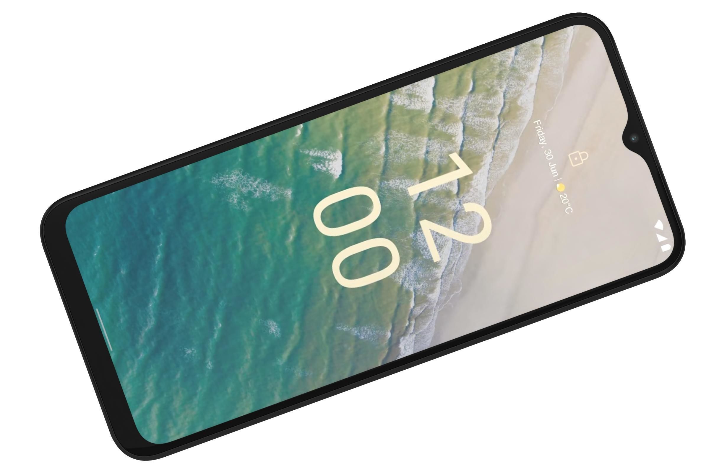 Nokia C32 and Nokia XR30 Low-poly 3D model_16