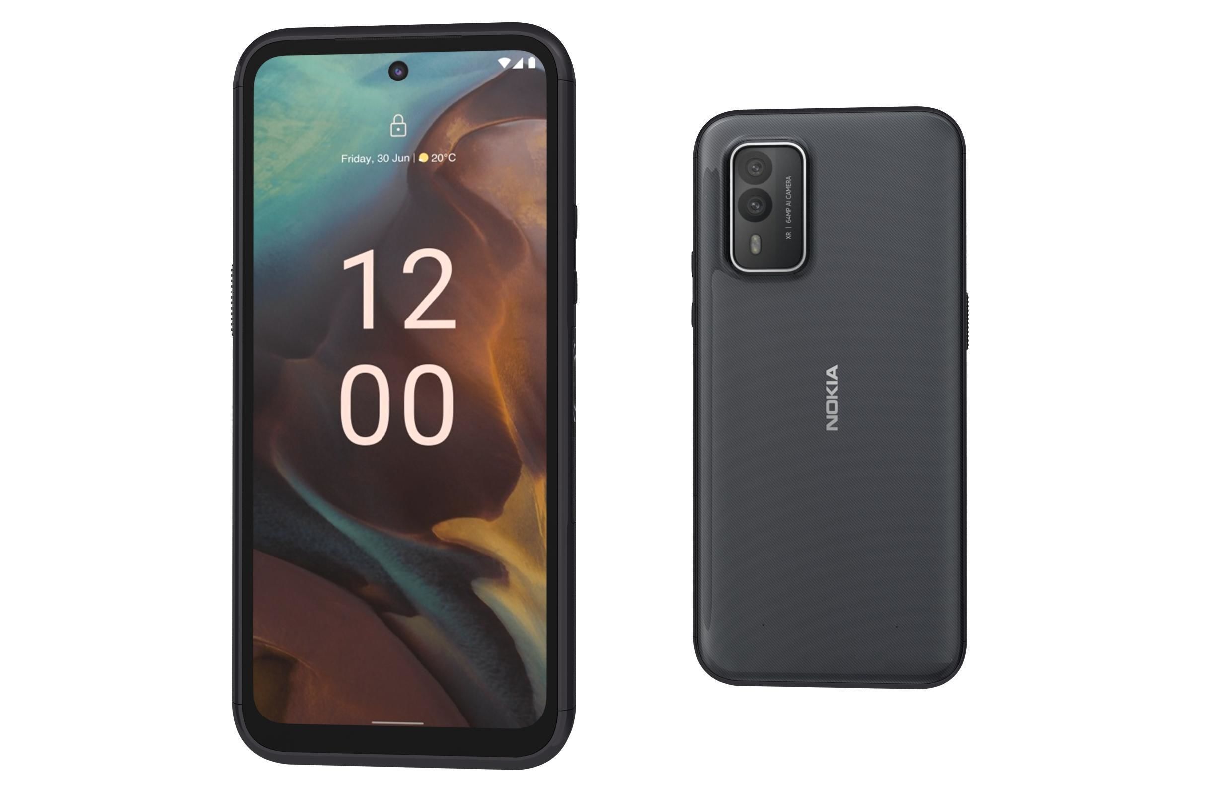 Nokia C32 and Nokia XR30 Low-poly 3D model_62