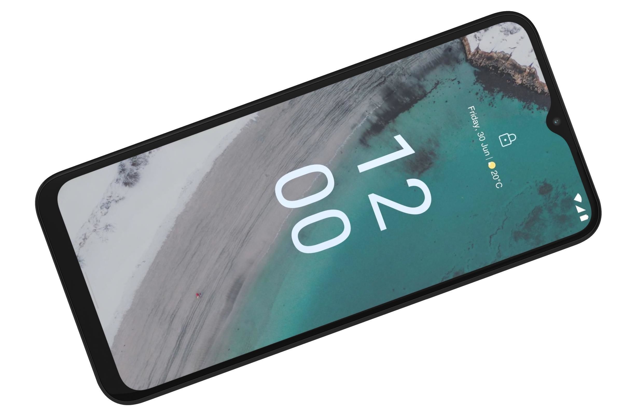 Nokia C32 and Nokia XR30 Low-poly 3D model_34