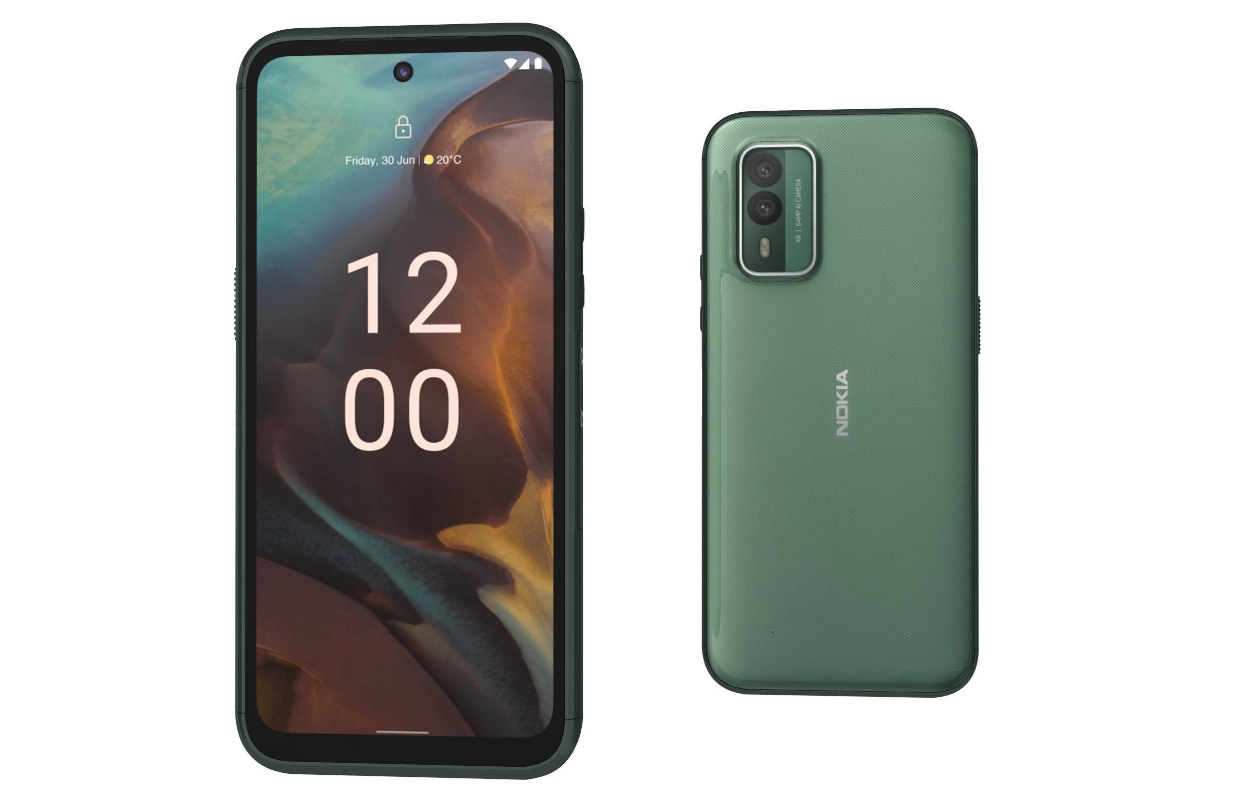 Nokia C32 and Nokia XR30 Low-poly 3D model_68