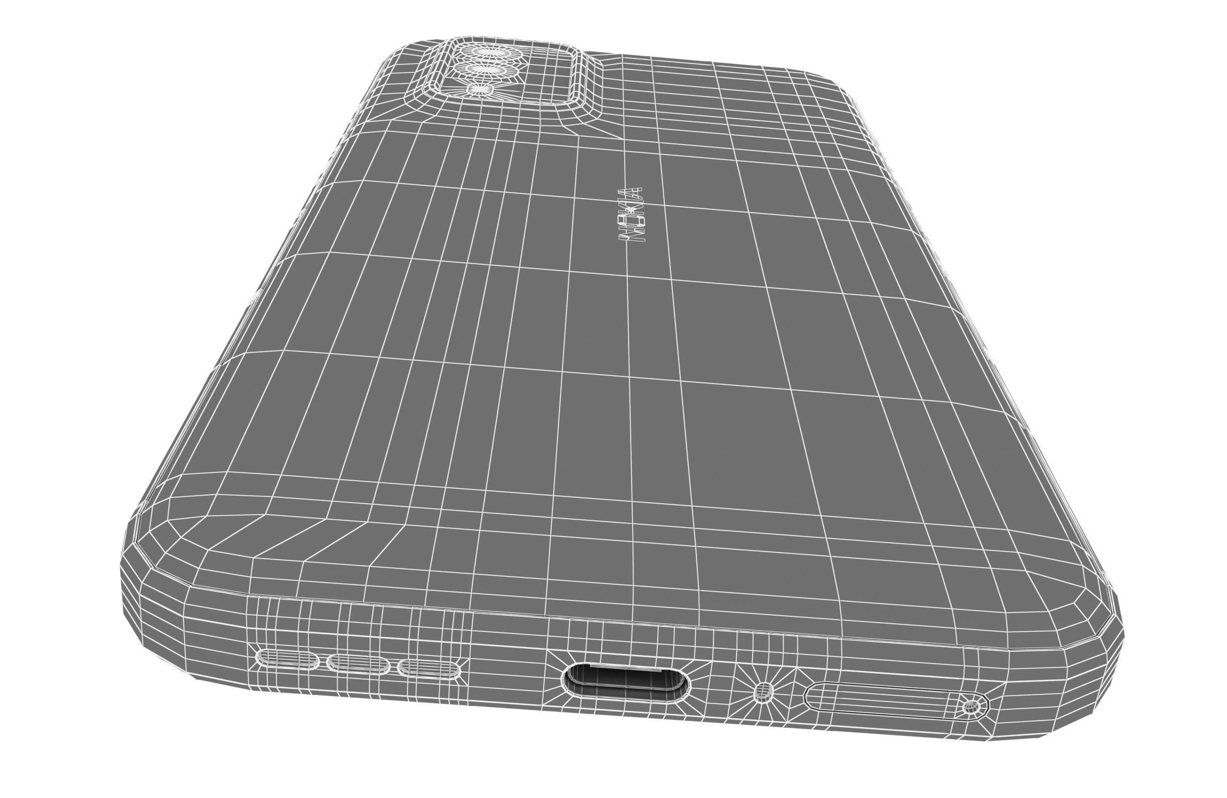 Nokia C32 and Nokia XR30 Low-poly 3D model_76