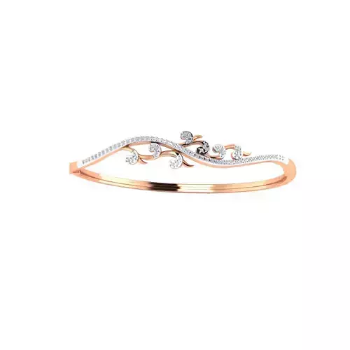 Women Bangle Bracelet STL JCD Render Details 3D print model