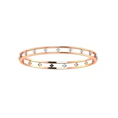 Women Bangle Bracelet STL JCD Render Details 3D print model