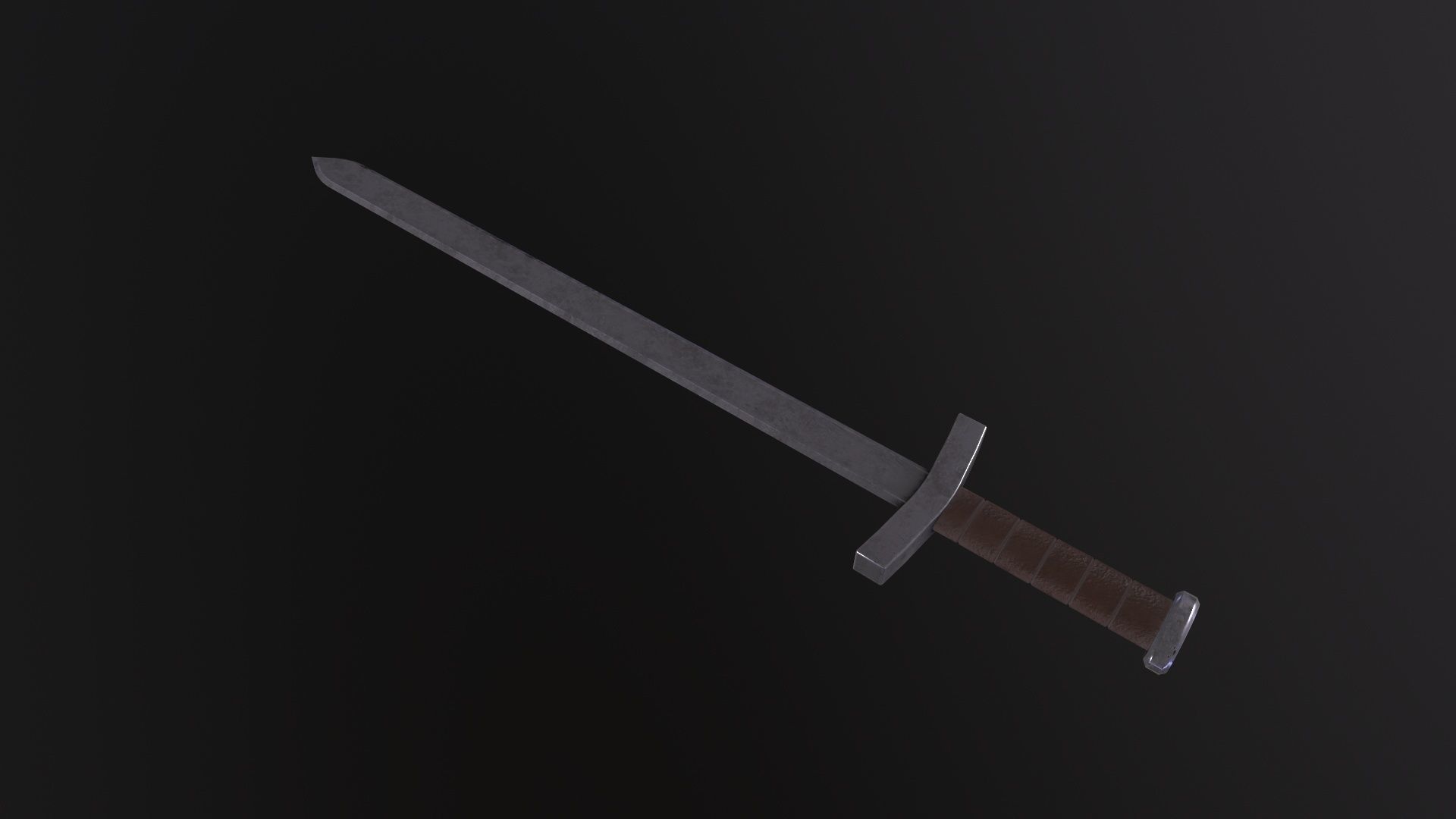 Viking Weapons 3D Model Low-poly 3D model_4