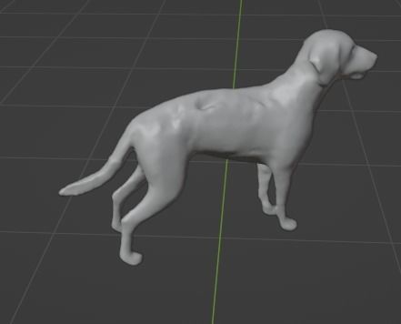 DOG-AMERICAN 3D model_1