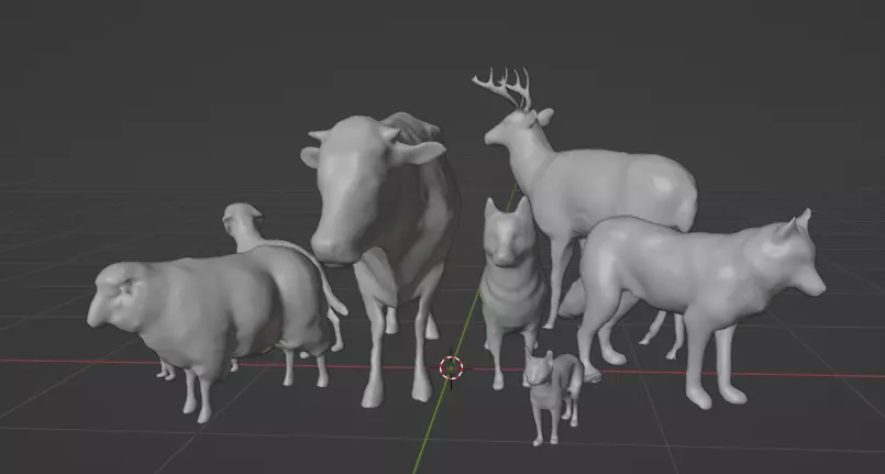 Animal Pack 3D model_0