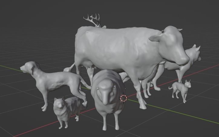Animal Pack 3D model_1